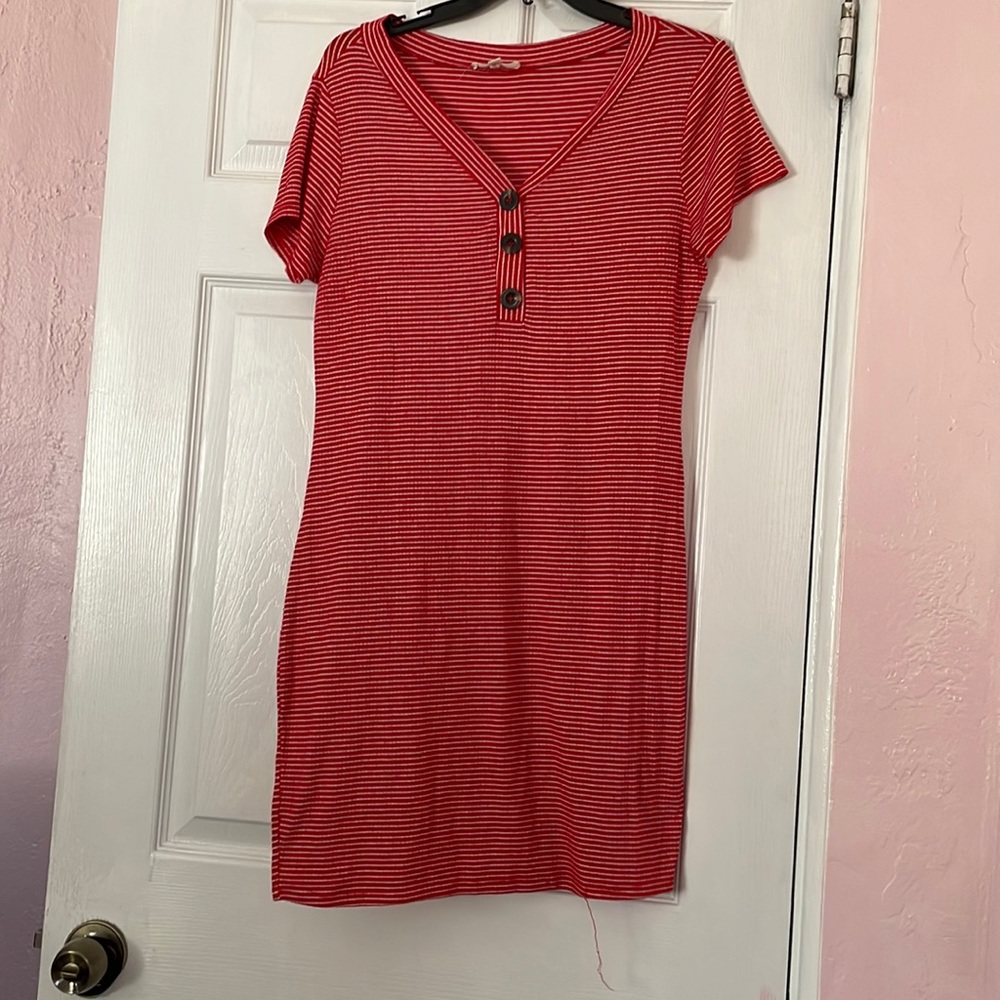 Rolla coster red and white striped dress